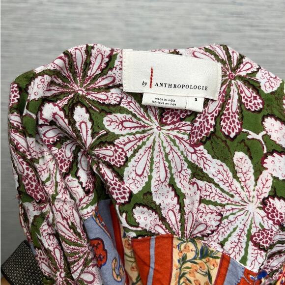 Anthropologie Boho Sonrise Paisley Top / Size-Small - Picture 6 of 12